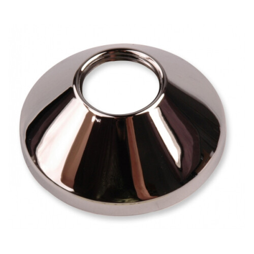 Chrome Plated Steel Pipe Cover Collar Cone 3/4" Valve Tap Rose 20mm