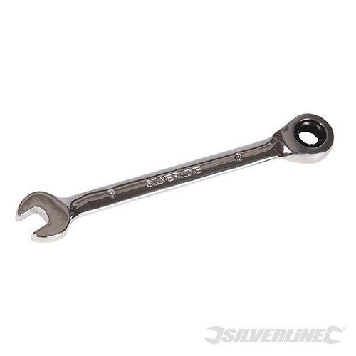 Silverline 8mm Ratchet Spanner Fixed Head