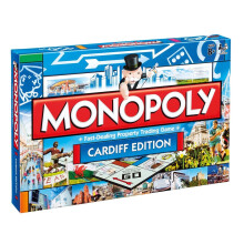 Cardiff Monopoly Game - Trade, Tour Cardiff Landmarks & Build a Property Empire for 2-6 Players, Ages 8+
