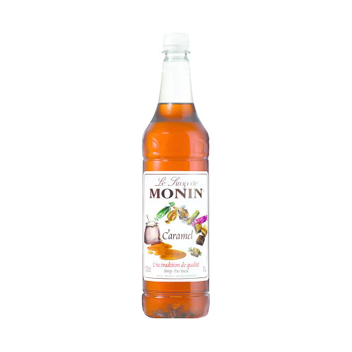 Monin Caramel Coffee Syrup 1 Litre (plastic)