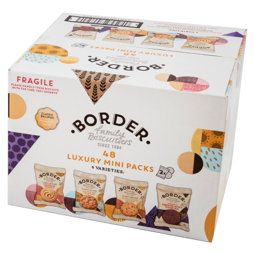 Border Border Biscuits 48 Luxury Mini Packs (4 Varieties)
