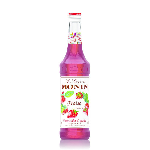Monin Strawberry/fraise Coffee Syrup 700ml (glass)