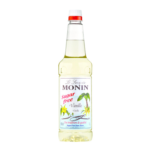 Monin Sugar Free Vanilla Coffee Syrup 1 Litre (plastic)