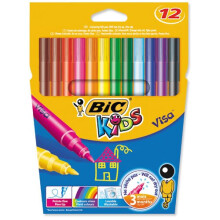 Bic Kids Visa Felt Pens Pack 12