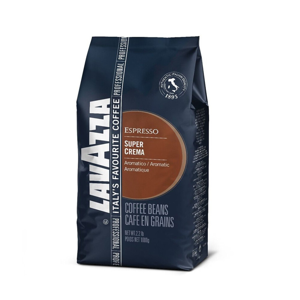 Lavazza Super Crema Coffee Beans 1kg