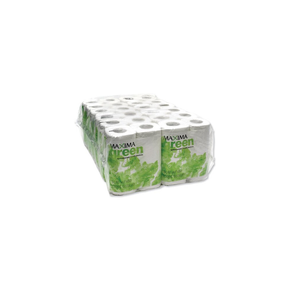 Maxima Green Toilet Rolls White 200 Sheet X 48's