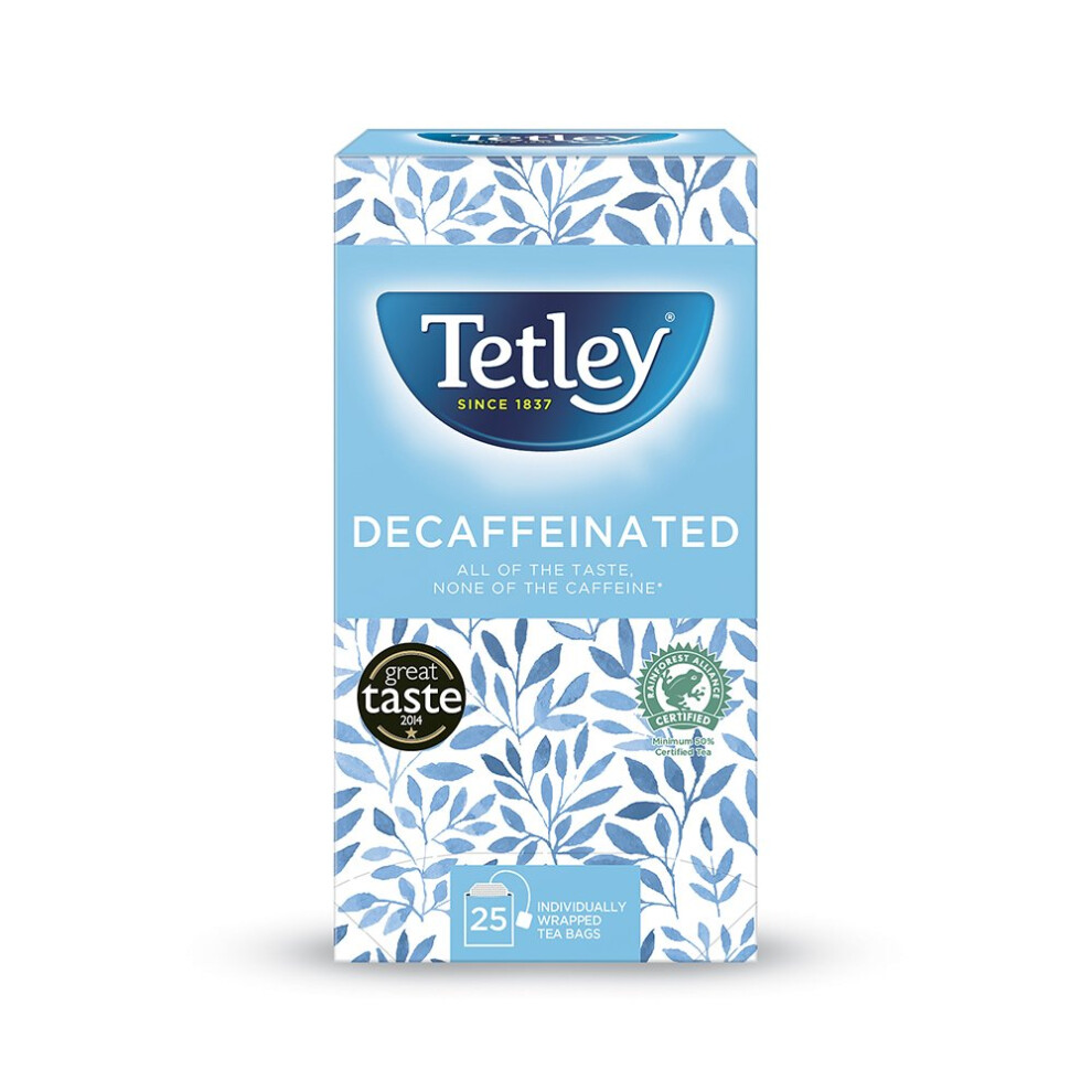 Tetley Individually Enveloped Tea Bags Decaffeinated Drawstring in - Image 7