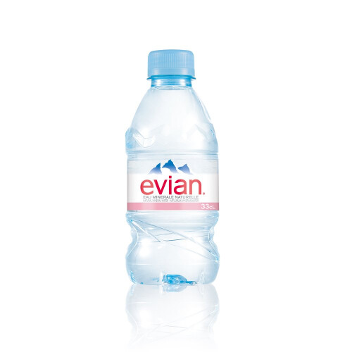 Evian Spring Water 24 X 330ml (plastic Bottle)