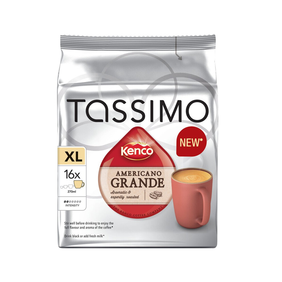 Tassimo Kenco Americano Grande 16 Pods Black