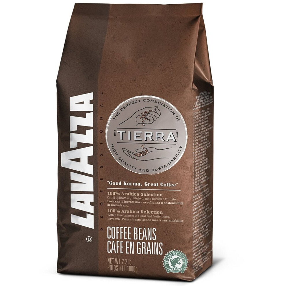 Lavazza Tierra Intenso Coffee Beans 1kg