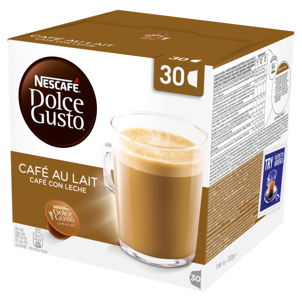 Nescafe Dolce Gusto Cafe Au Lait Magnum Pack 30 Pods