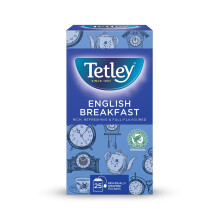 Tetley English Breakfast Enveloped 25