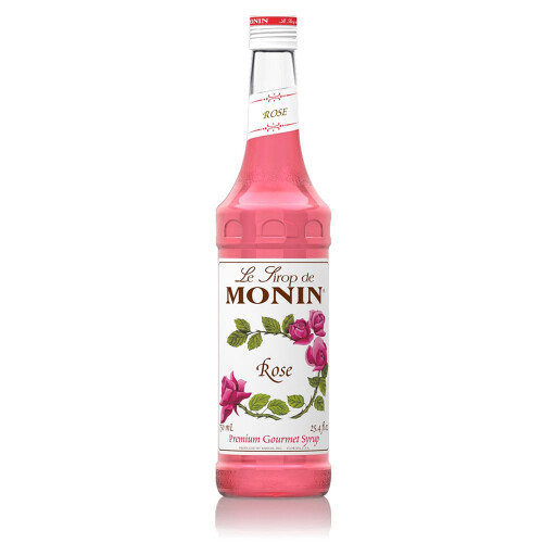Monin Rose Coffee Syrup 700ml (glass)