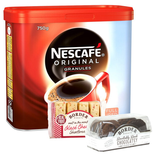 Nescafe Original Coffee Granules Tin 750g 2 Free Border Biscuits On Onbuy