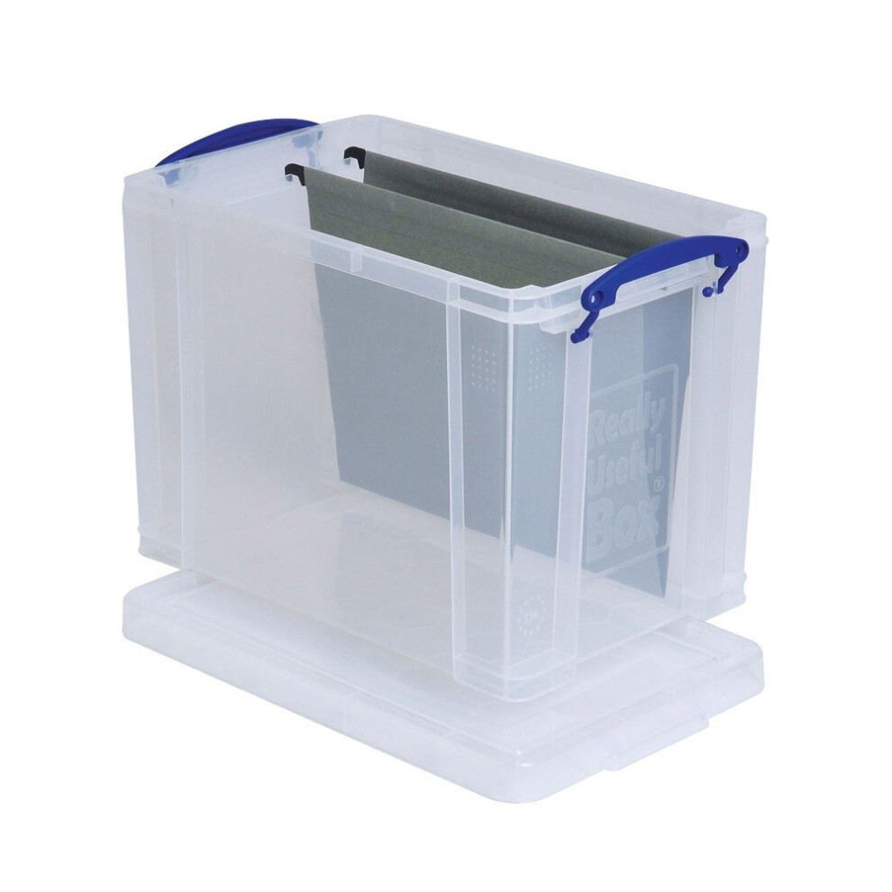 Really Useful Clear Plastic Storage Box 19 Litre