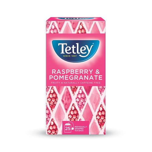 Tetley Raspberry & Pomegranate (pack of 25)