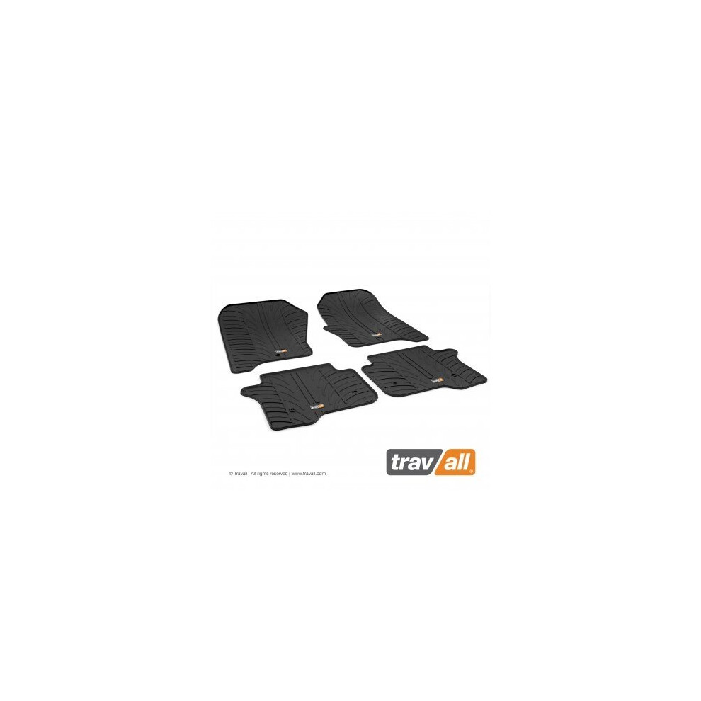 Travall Rubber Car Floor Mats [Rhd] - Vw Golf Mk5 & Mk6 (03-13) (4P+Fx) 5055406156719
