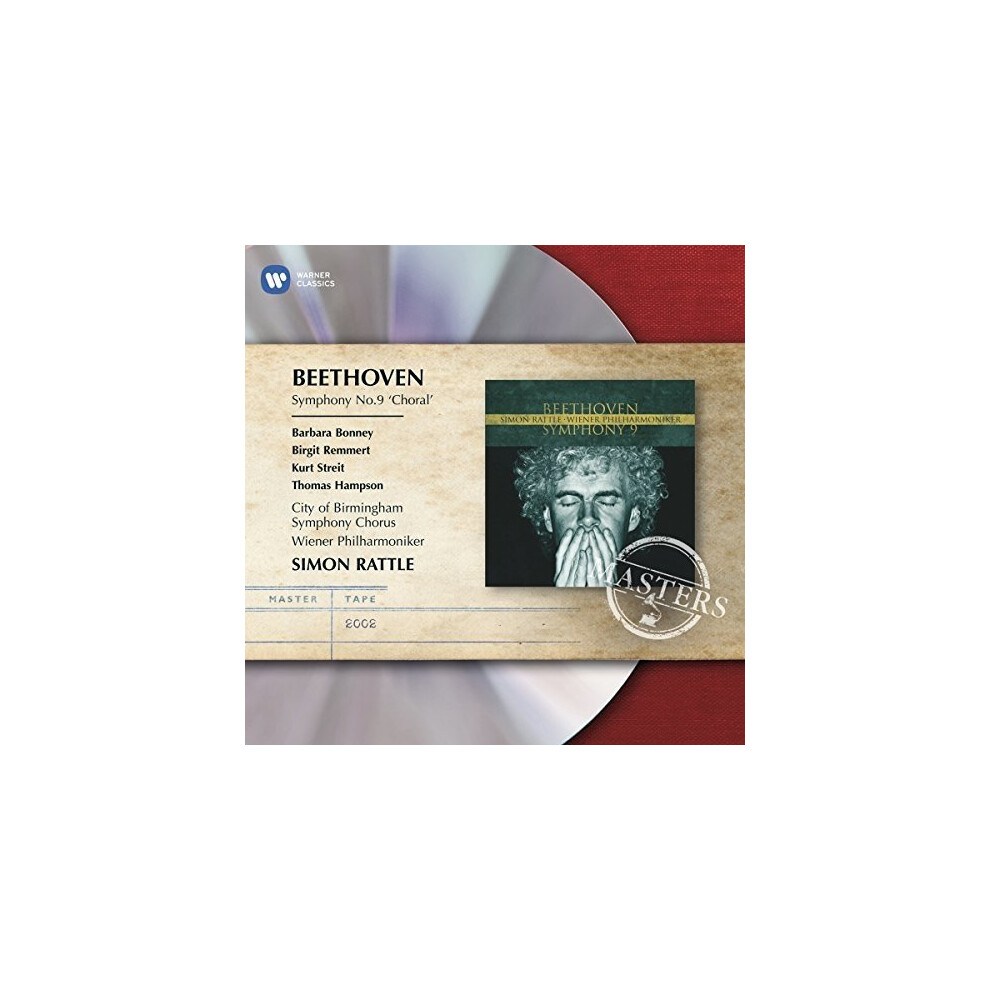 Sir Simon Rattle - Beethoven: Symphony No.9 [Cd] Size 1