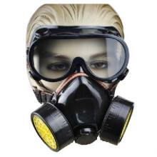 TRIXES 2 Piece Gas Mask Fancy Dress Accessory Respirator Mask/Goggles