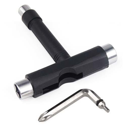 Trixes Black Skateboard 5-Way T Tool & Allen Key 1