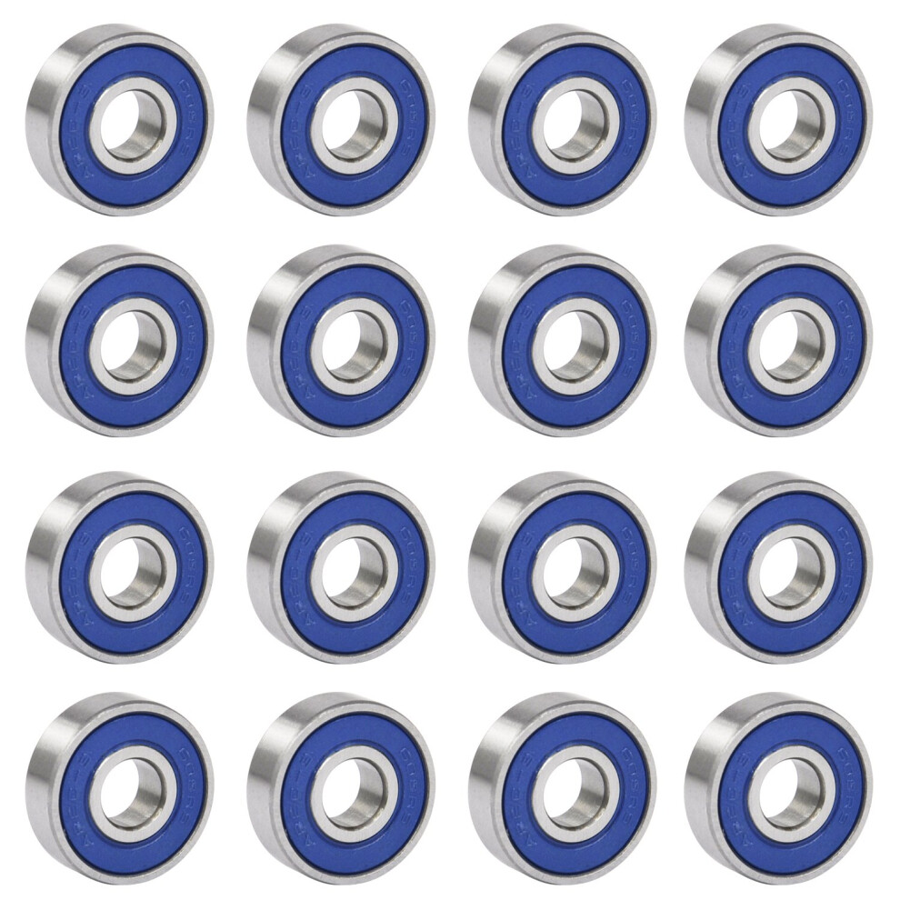 Trixes 16 Frictionless ABEC 9 Roller Skate & Skateboard Bearings