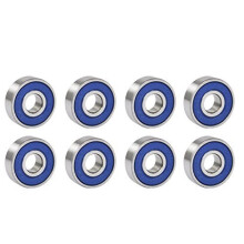 Trixes 8pc Frictionless ABEC 9 Roller Skate & Skateboard Bearings