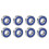 Trixes 8pc Frictionless ABEC 9 Roller Skate & Skateboard Bearings 1