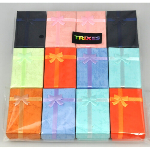Trixes 12 x Luxury Rectangular Jewellery Gift Boxes | Presentation Box 2