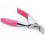 Trixes Pink False Nail Clippers | Acrylic Nail Cutters 1
