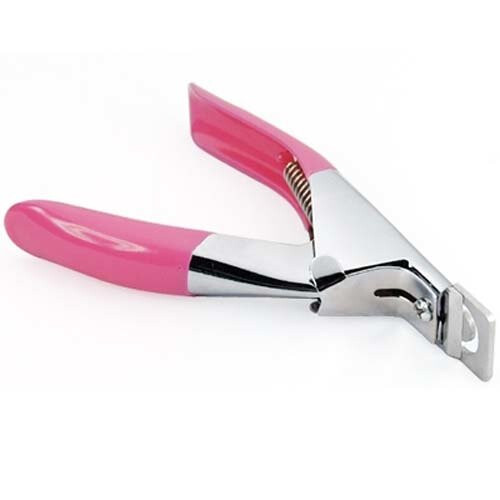 Trixes Pink False Nail Clippers | Acrylic Nail Cutters