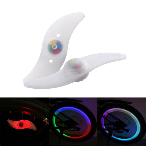 Trixes 2pc LED Wheel Lights | Bicycle Spoke Light Set 1