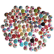 Trixes 100pc Assorted 15mm Buttons | Mixed Pack Of Craft Buttons