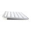 Trixes Slim Mini Wired USB Keyboard in Silver & White 3