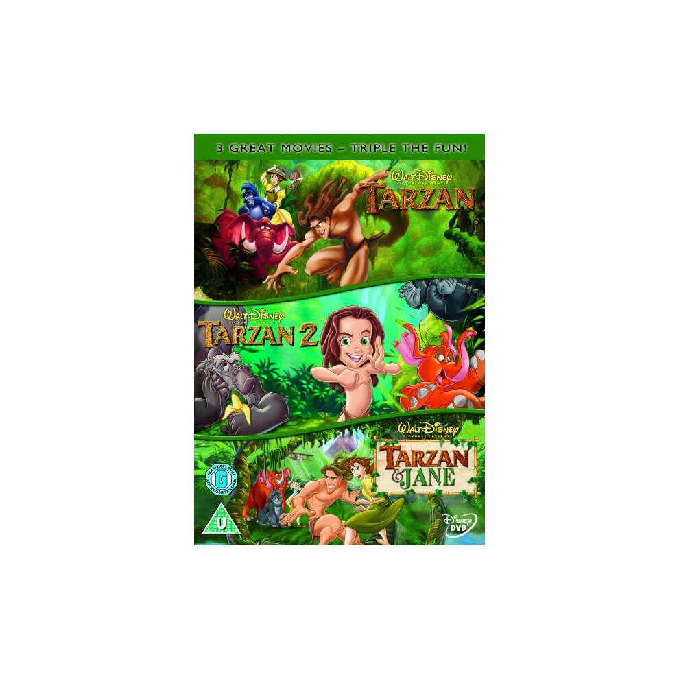Walt Disney Tarzan / Tarzan 2 / Tarzan & Jane Dvd [2009]