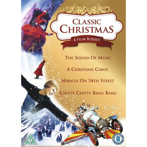 A Christmas Carol / Miracle On 34th Street / The Sound Of Music / Chitty Chitty Bang Bang DVD [2011]