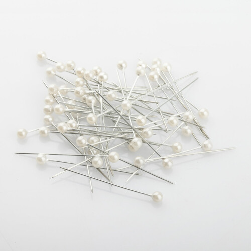 TRIXES 100 Dress Makers Ivory Pins 1 '' 1