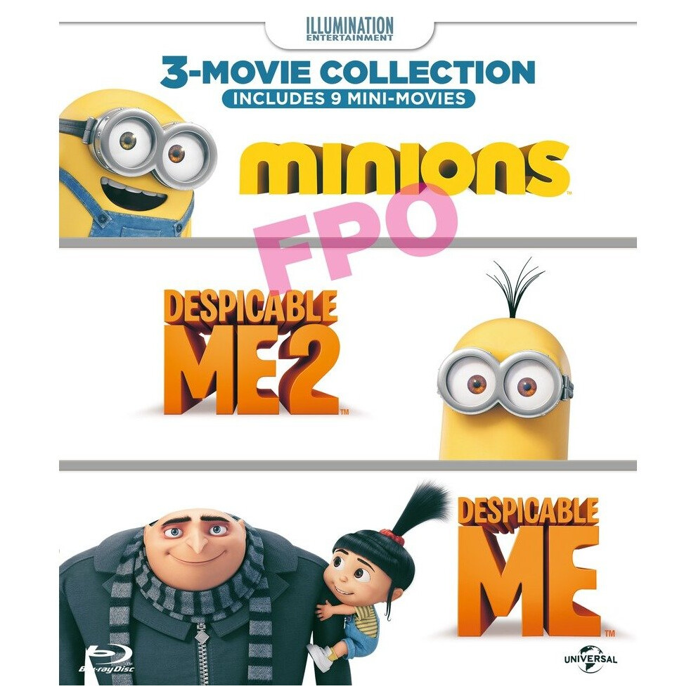 Despicable Me Despicable Me 2 Minions Collection 3 in 1 DVD