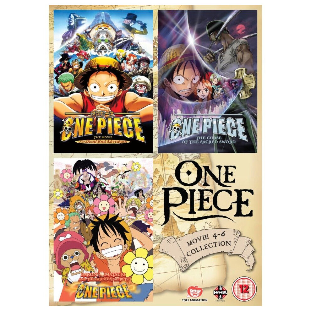 One Piece Movie Collection 2 - Films 4 to 6 DVD [2014]