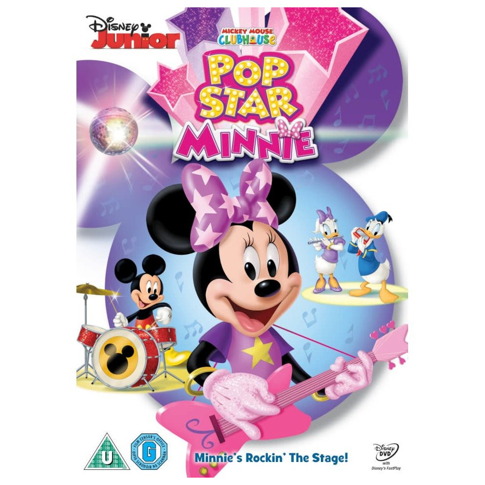 Walt Disney Mickey Mouse Clubhouse: Pop Star Minnie Dvd (2016) - Musical Adventure To Find Missing Instruments With Mouseketools