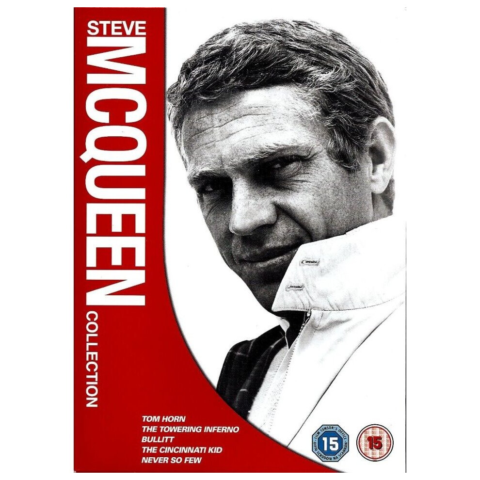 Warner Bros The Steve Mcqueen Collection - Tom Horn / Towering Inferno / Bullitt / The Cinncinatti / Never So Few (Dvd)