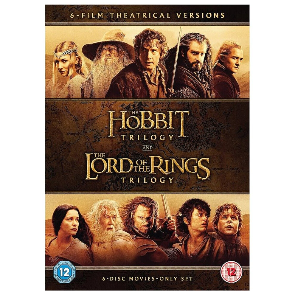 Warner Bros Hobbit Trilogy/The Lord Of The Rings Trilogy (Dvd)