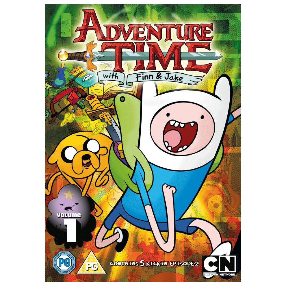 Warner Bros Adventure Time With Finn & Jake - Volume 1 Dvd [2014]