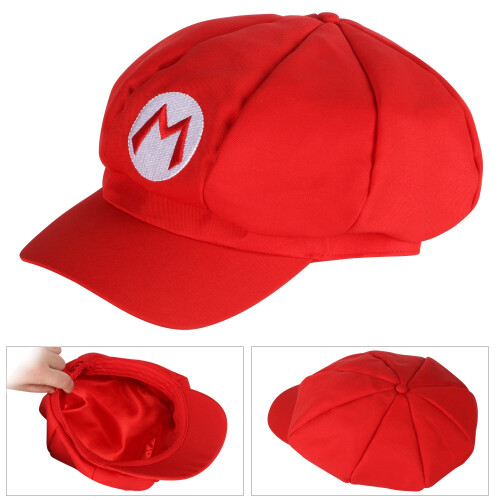 Trixes 2pc Mario & Luigi Hats | Video Game Theme Caps 1