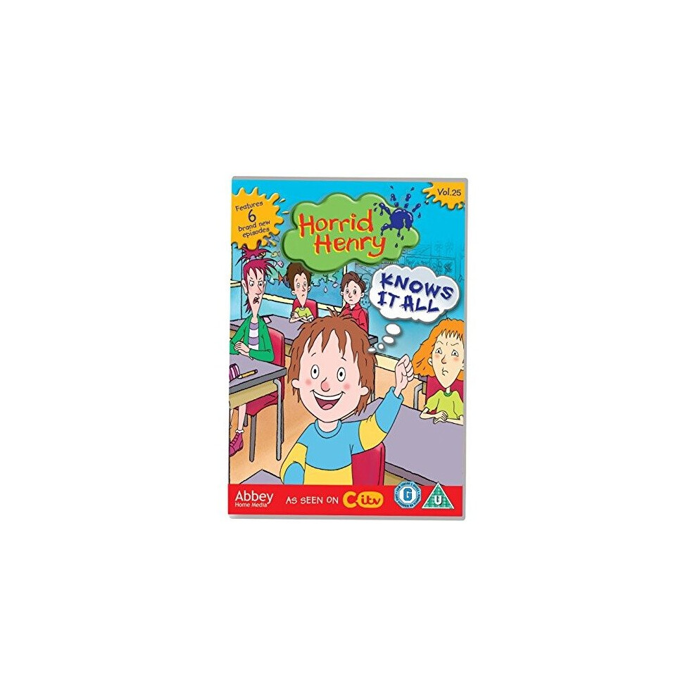 Abbey Home Media Horrid Henry - Knows It All Dvd [2014]
