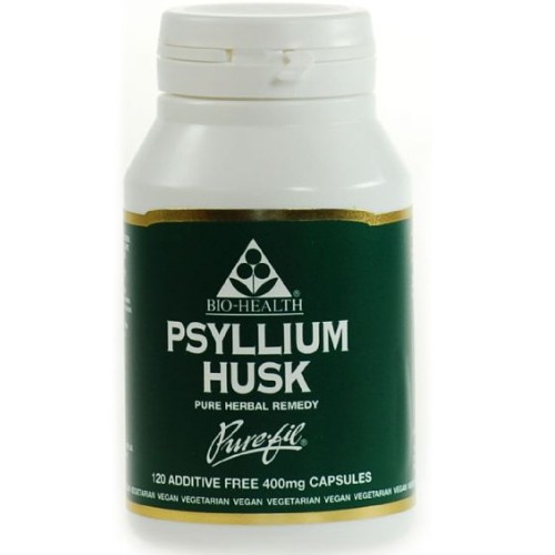 Bio-Health Psyllium Husks 400mg Capsules - 120 Count