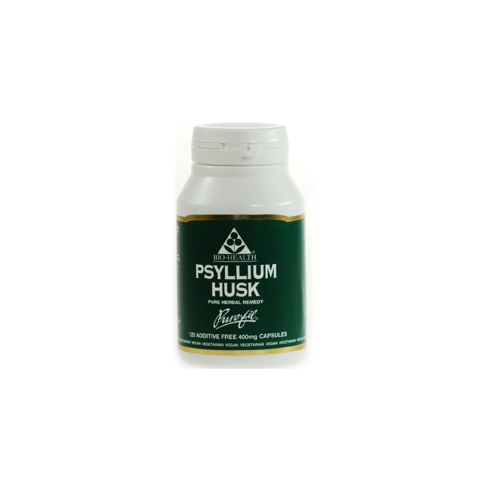 Bio Health Psyllium Husk 400mg Powdered Husk 120 Capsules