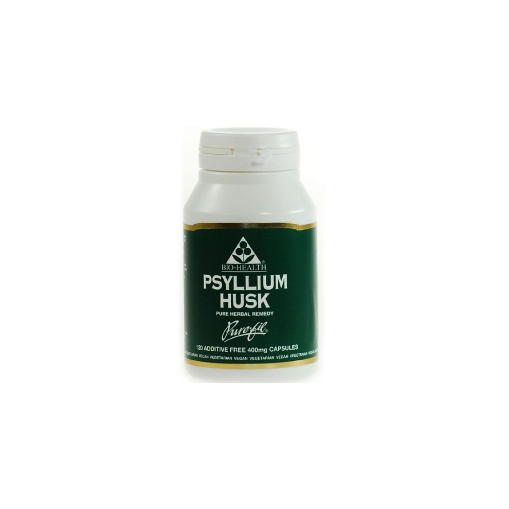 Bio Health Psyllium Husk 400Mg Powdered Husk 120 Capsules