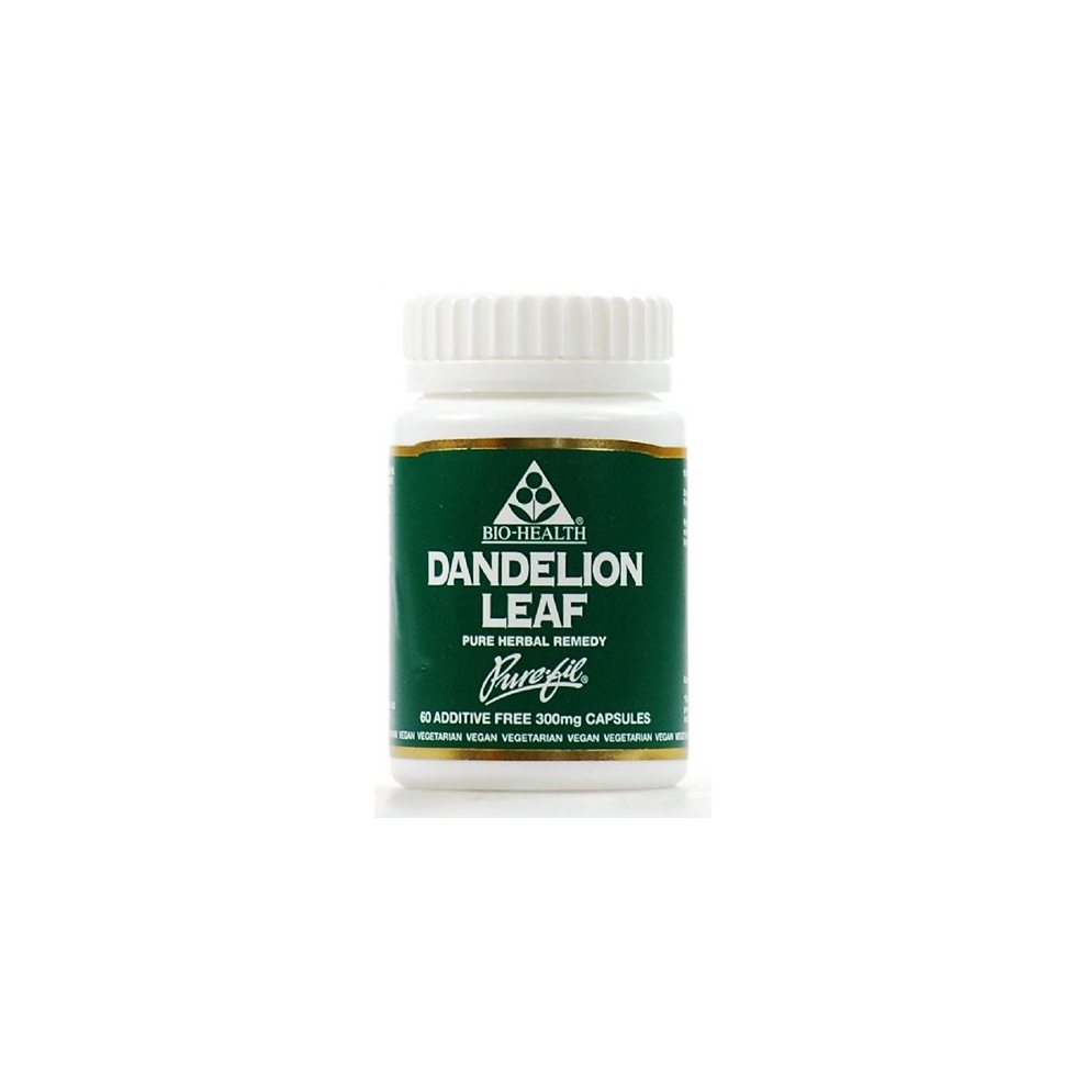 Bio Health Dandelion Leaf 300Mg Powdered Leaf 60 Capsules
