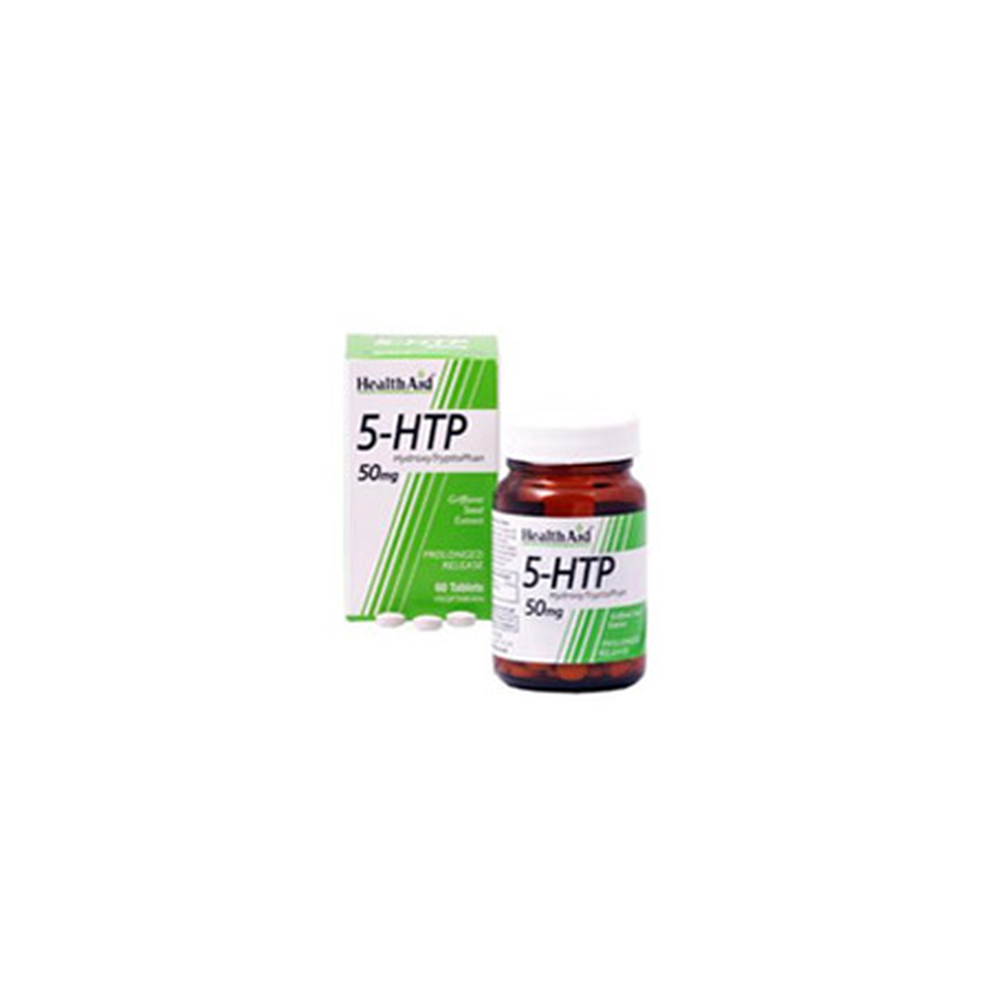 Healthaid 5-htp 50mg - Prolonged Release - 60 Tablets