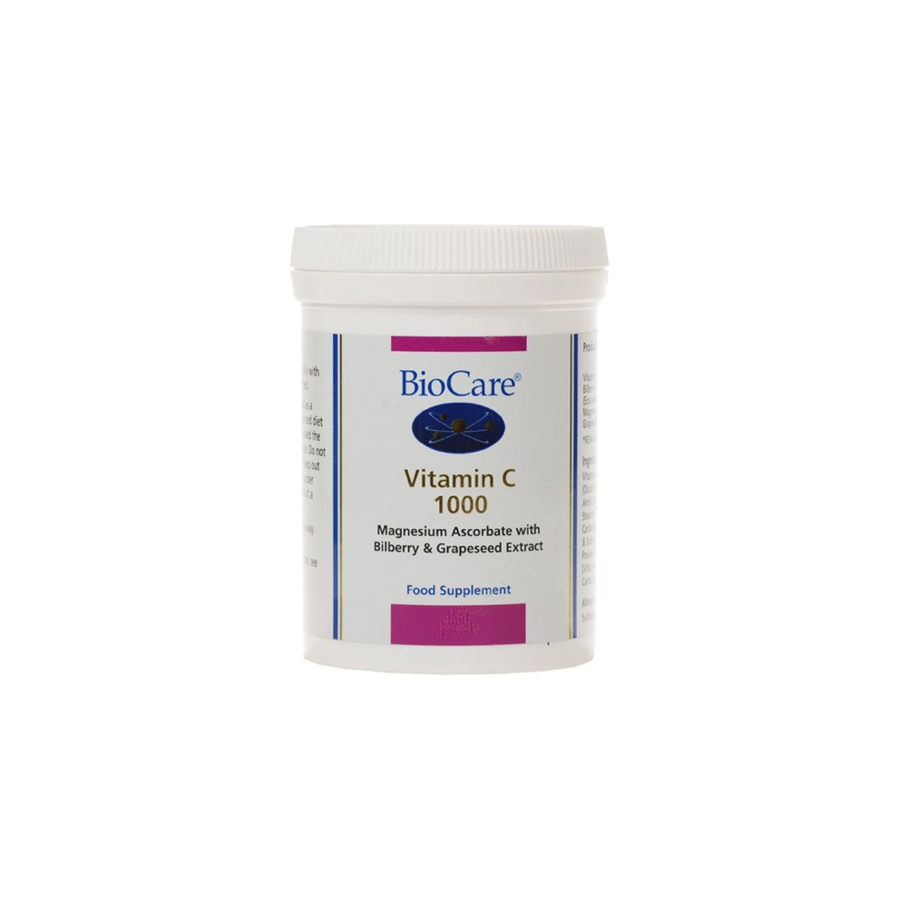 Biocare Vitamin C 1000Mg (Mag Ascorbate Bilberry & Vitafla